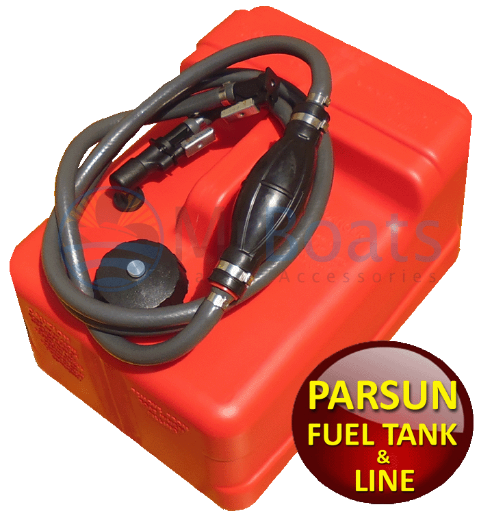 11.3 Litre OUTBOARD FUEL TANK ★ PARSUN FUEL LINE ★ Island Inflatables